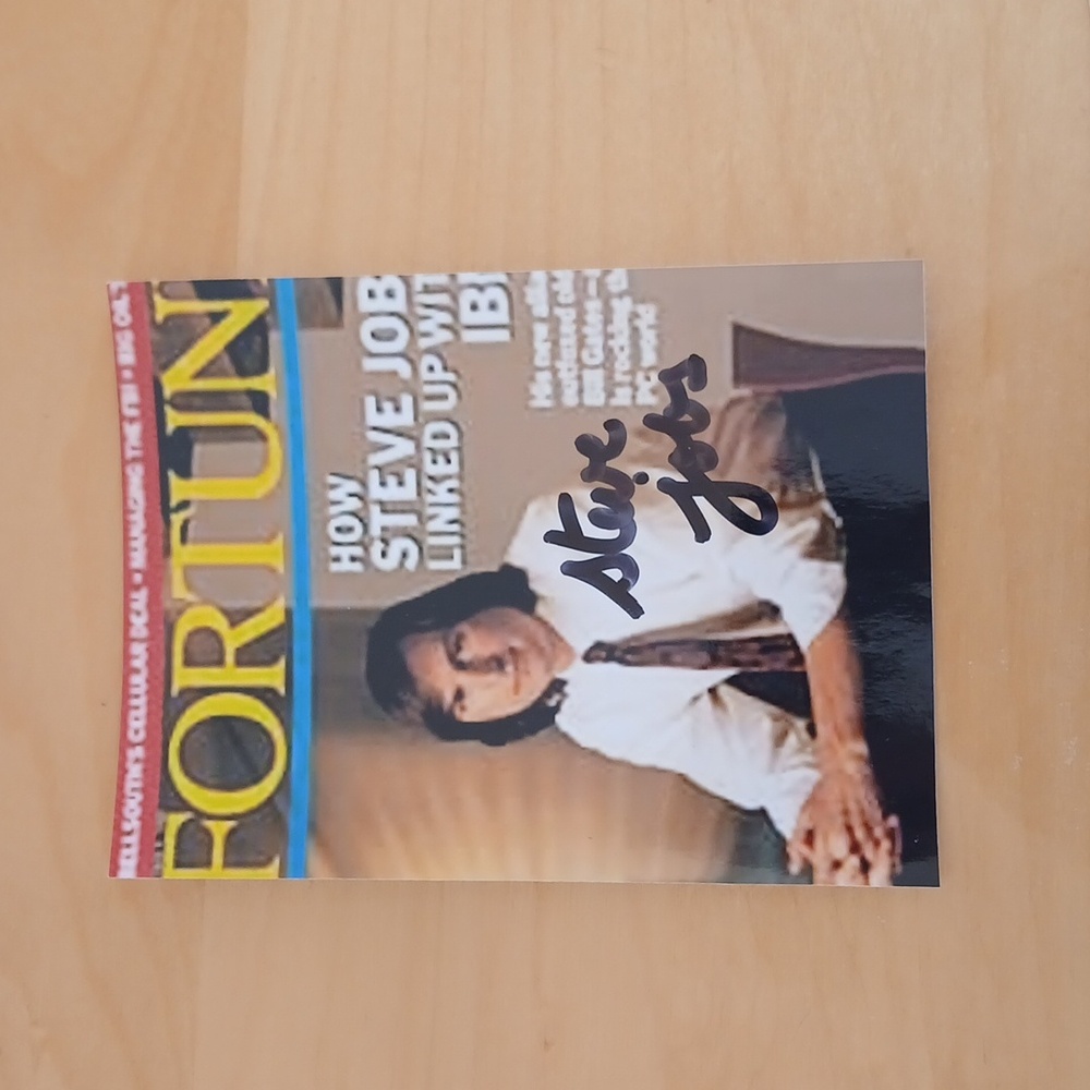 Steve Jobs Autograph